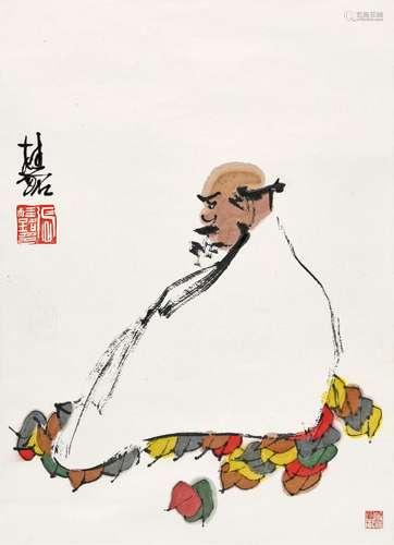 张桂铭(1939-2014) 达摩悟道