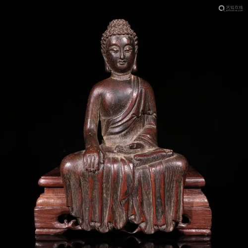 An Agarwood Gautama Buddha