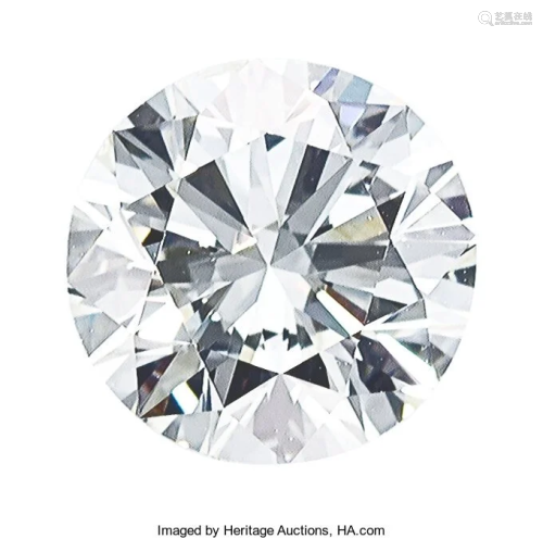 55112: Unmounted Diamond The round brilliant-cut diamo