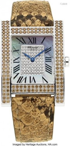 55133: Chopard Lady's Diamond, White Gold Watch Case: