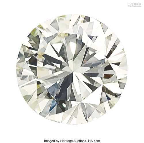 55107: Unmounted Diamond The round brilliant-cut diamo