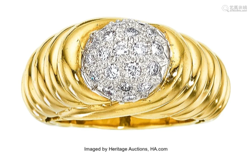 55005: Diamond, Gold Ring, Van Cleef & Arpels The ring