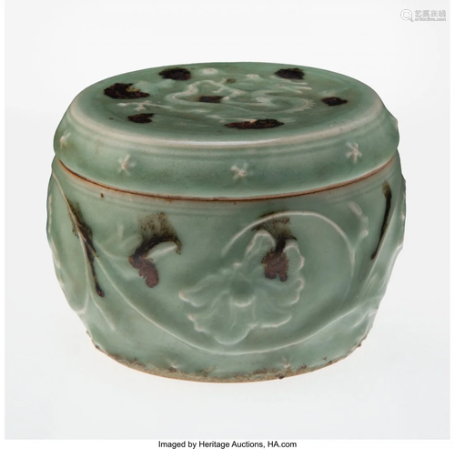 67104: A Chinese Tobi Seiji Decorated Longquan Celadon