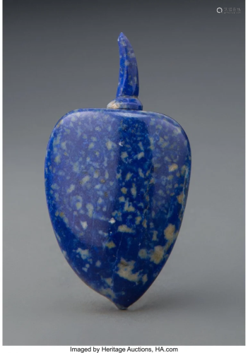 67001: A Fine Chinese Lapis Lazuli Snuff Bottle 2-1/2 i