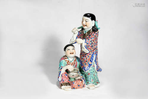 Chinese Porcelain Figrue Statue