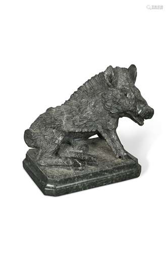 Il Porcino, a serpentine marble figure of the Uffizi Boar,