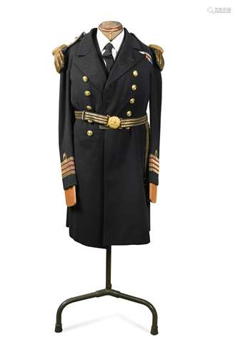 A Royal Navy Surgeon Captain's coat,