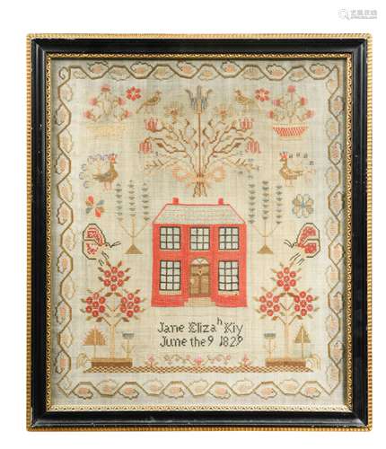 A George IV needlework sampler,