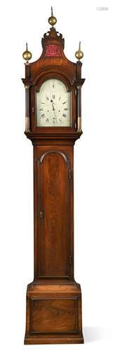 A George III mahogany longcase clock,