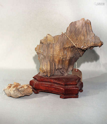 A Chinese scholar's limestone rock,