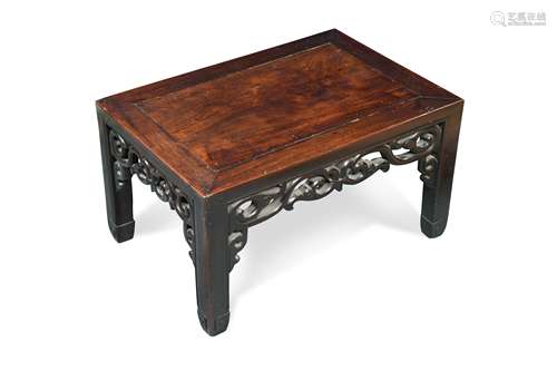 A Chinese hardwood stand, early 20th century,