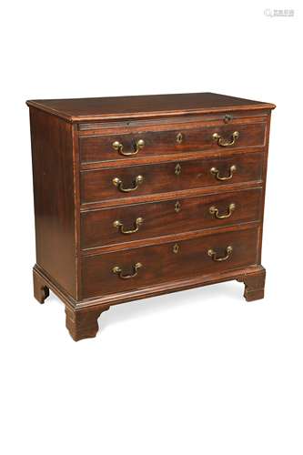 A George III mahogany chest,