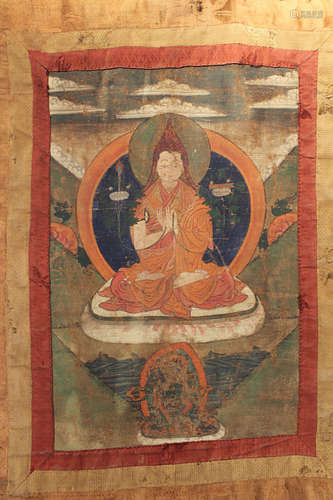 A Tibetan Thangka, 19th century,