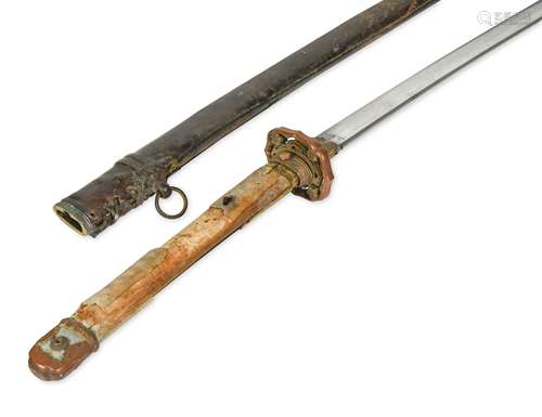 A 19th century Japanese katana,