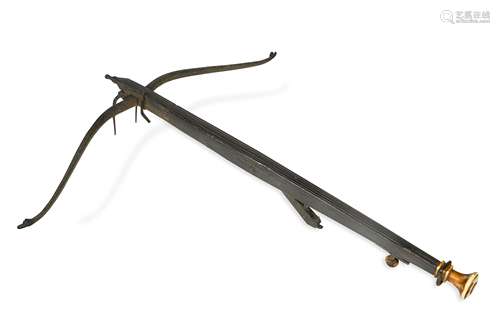 An 18th century crossbow, probably German,