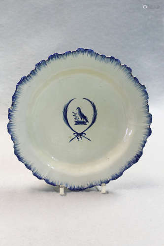 A collection of 18th century creamware plates,