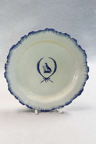 A collection of 18th century creamware plates,
