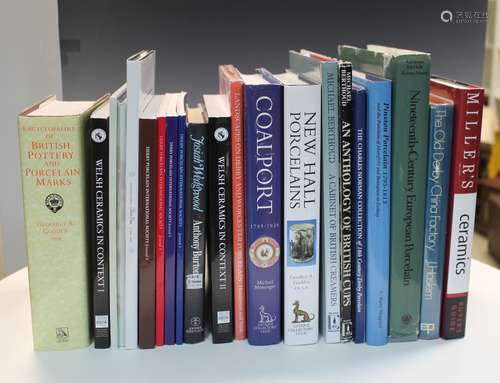 A collection of English ceramic reference books,