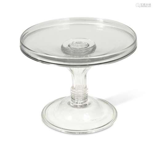 A George III glass tazza,