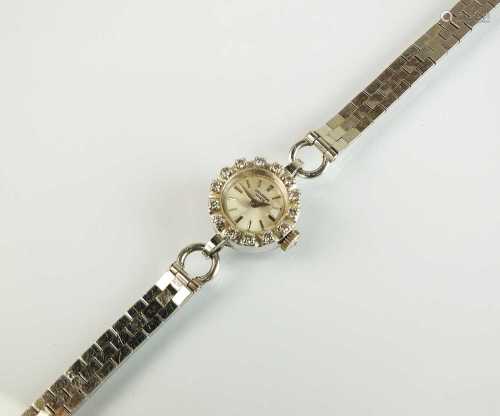 A Universal Geneve diamond set wristwatch