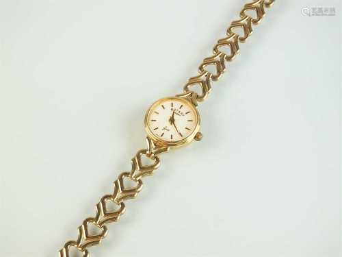 A 9ct gold ladies Rotary bracelet wristwatch