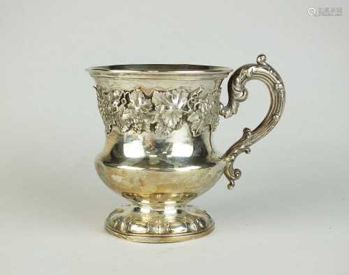 A George III silver Christening mug