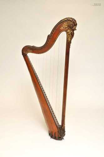 A good 18th century French harp by Saunter, Paris
