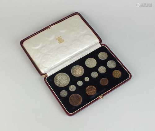 A George VI 1937 specimen coin set