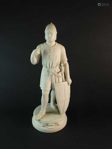 Parian figure of Godfrey de Bouillon