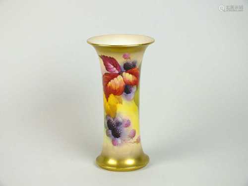 Royal Worcester vase painted by Kitty Blake