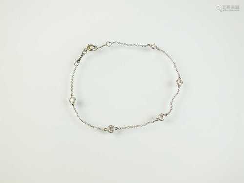 An Elsa Peretti Tiffany & Co 'Diamonds by the Yard' bracelet