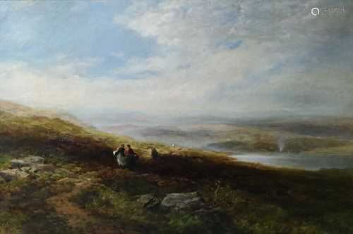 Edmund Morison Wimperis (British 1835-1900) Across the Common oil on canvas