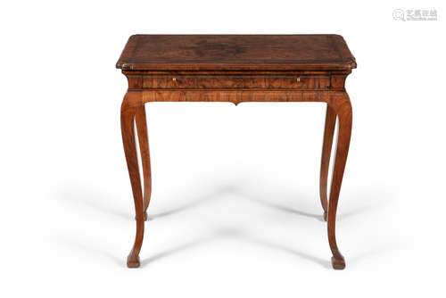 A George I burr walnut side table