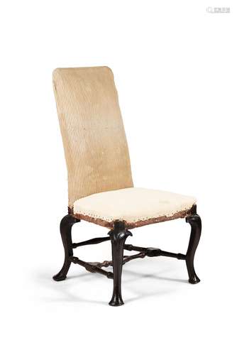 A Queen Anne walnut side chair