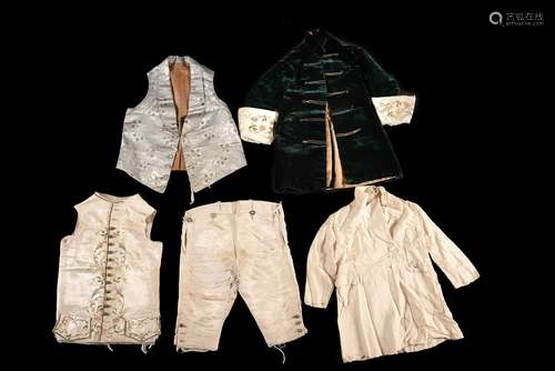 A collection of assorted items of children's costume