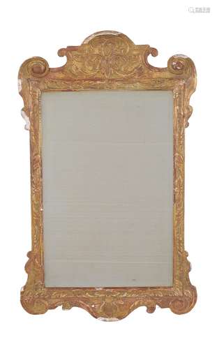 A George I gilt gesso wall mirror