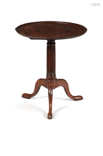 A George III mahogany tripod table