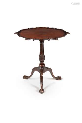 A George III Irish mahogany tripod table