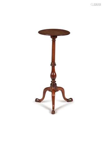 A George III cherry candlestand