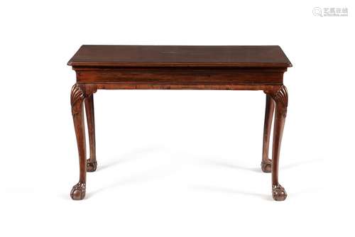 A George II mahogany console table