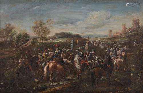 Follower of Jacques Courtois, Leading to the battleground