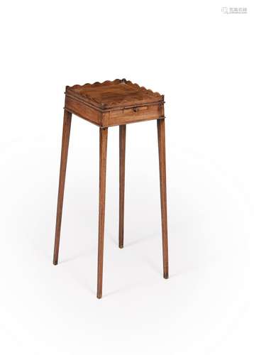 A George III mahogany urn stand