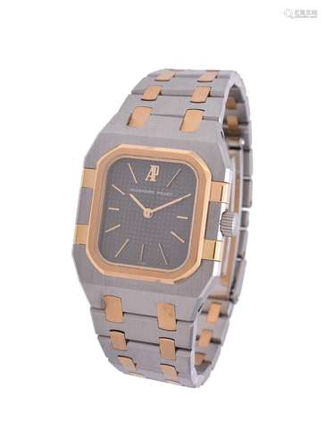 Audemars Piguet, Royal Oak, a lady's bi-metal bracelet watch