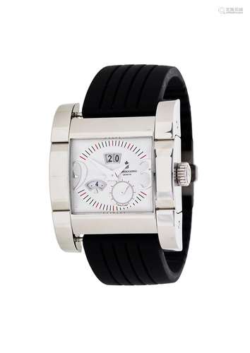 † De Grisogono, Instrumento Novantatre, a stainless steel wrist watch