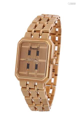 Piaget, ref. 8148 K 51, a lady's 18 carat gold bracelet watch