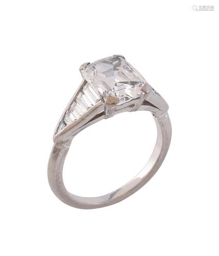 A single stone diamond ring