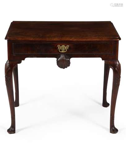 An Irish George II mahogany side table