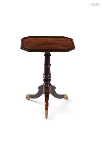 Y A Regency rosewood kettle stand