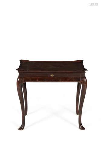 A George II mahogany silver table