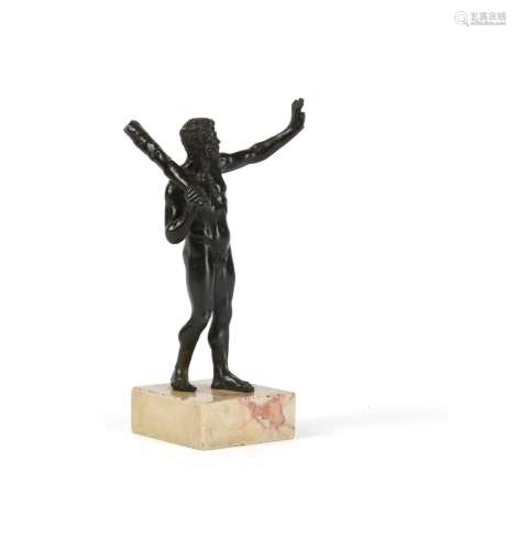 An Italian patinated bronze model of Hercules